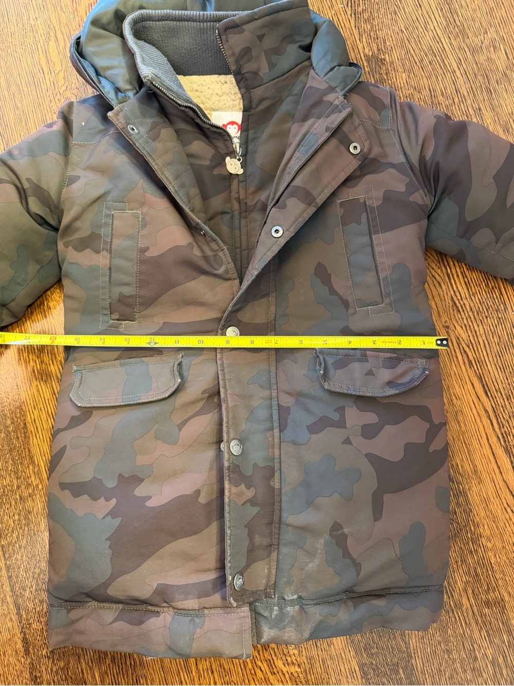 Appaman down coat - size 6 - camo